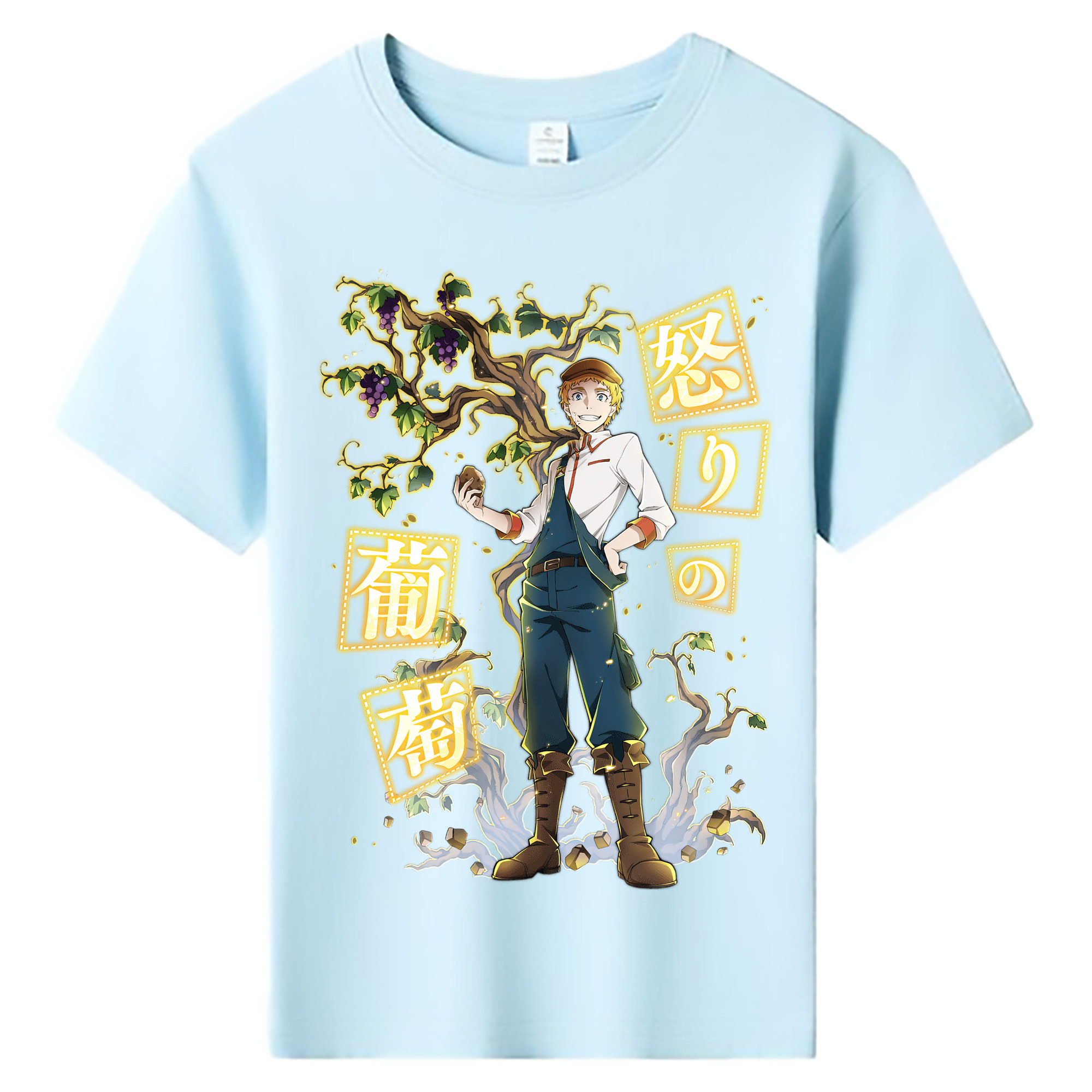 （画像用） 文豪ストレイドッグス Bungo Stray Dogs 綿100％キッズTシャツ（フロントプリント）